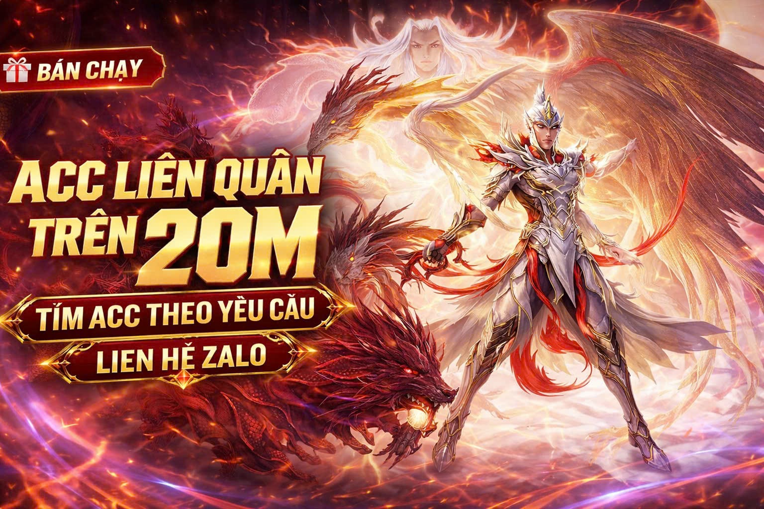 Siêu sale tài khoản Liên Quân