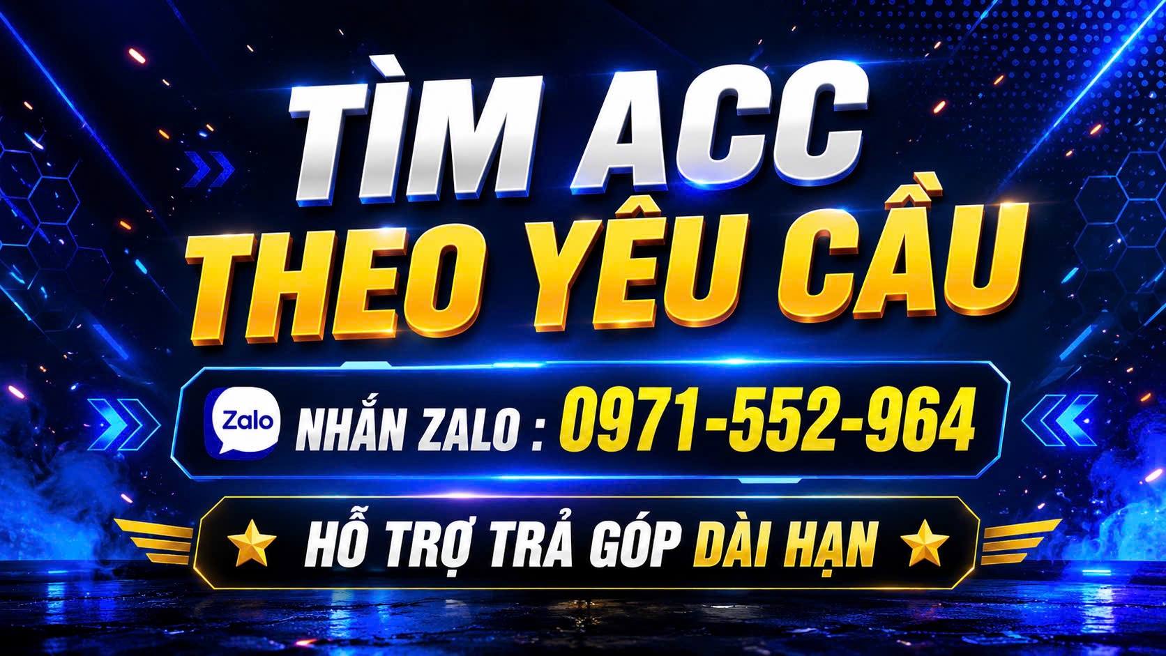 Banner phụ phía trên